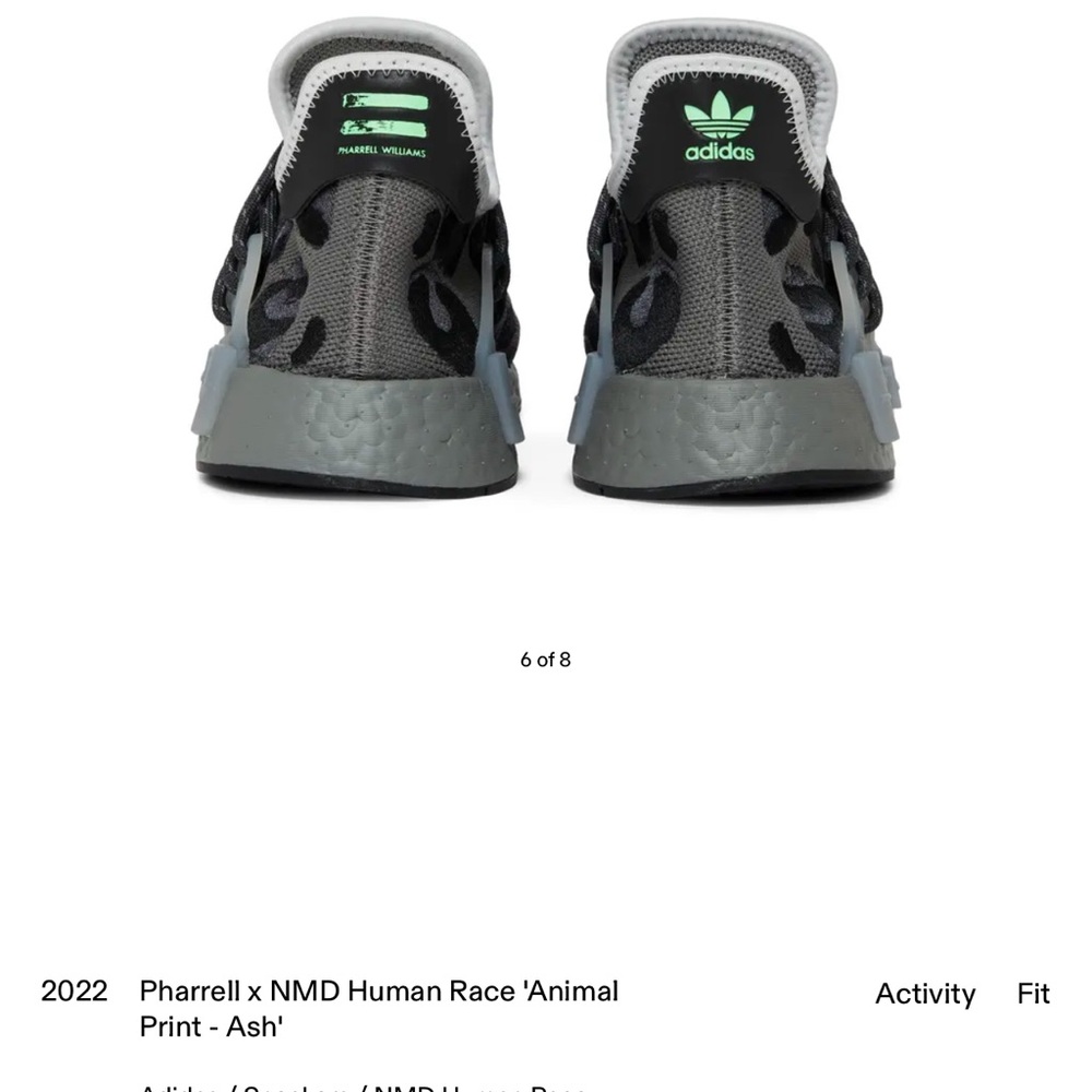 Pharrell x Adidas Animal Print Shoe 10.5 Men’s